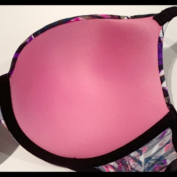 Victorias Secret PINK Multicoloured Leaf Bra 34D - Picture 6 of 8